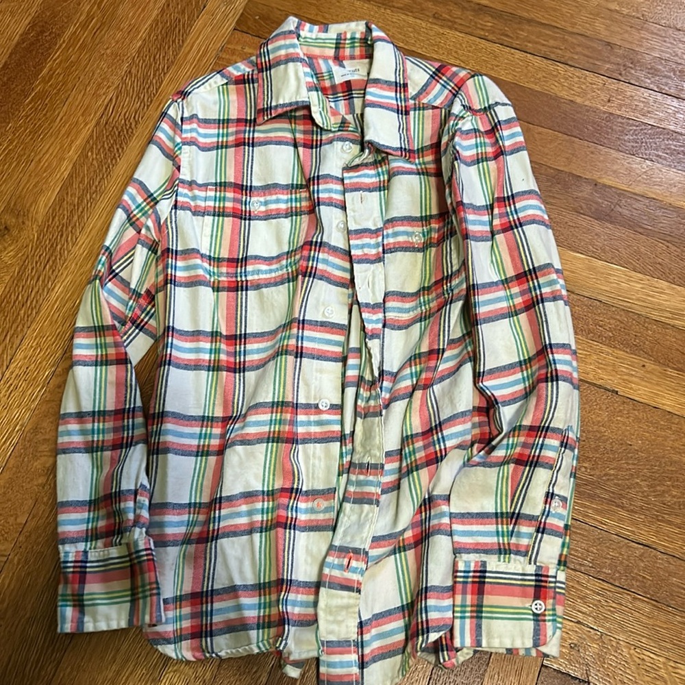 Crewcuts flannel size 10